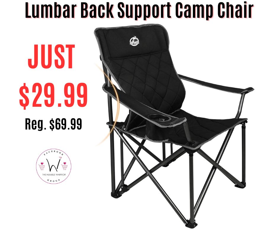 Camping Chair with Lumbar Support