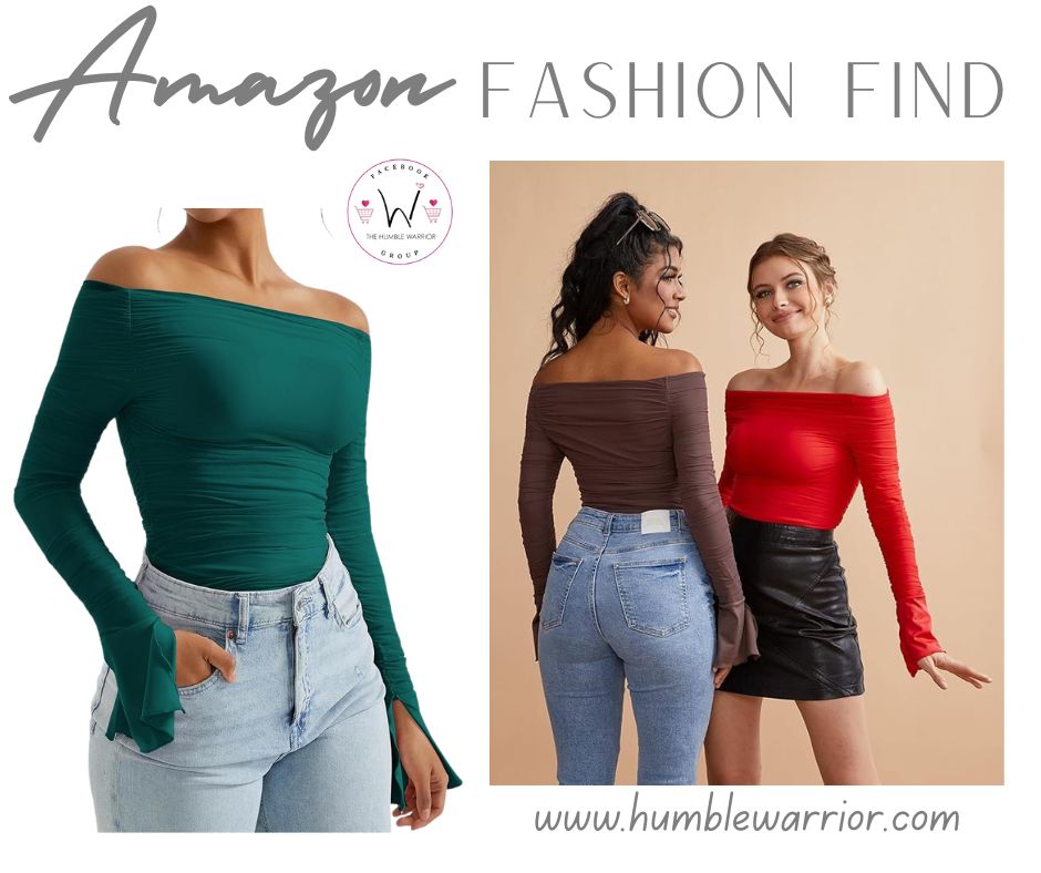 Crop top off the shoulder