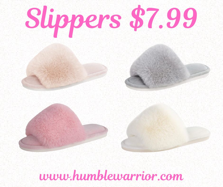 Faux Fur Slippers