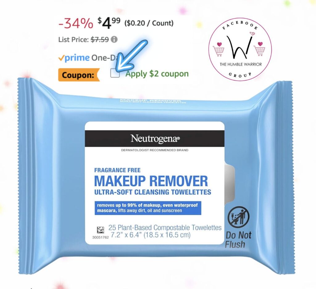 Neutrogena Fragrance-Free Makeup Remover Wipes!