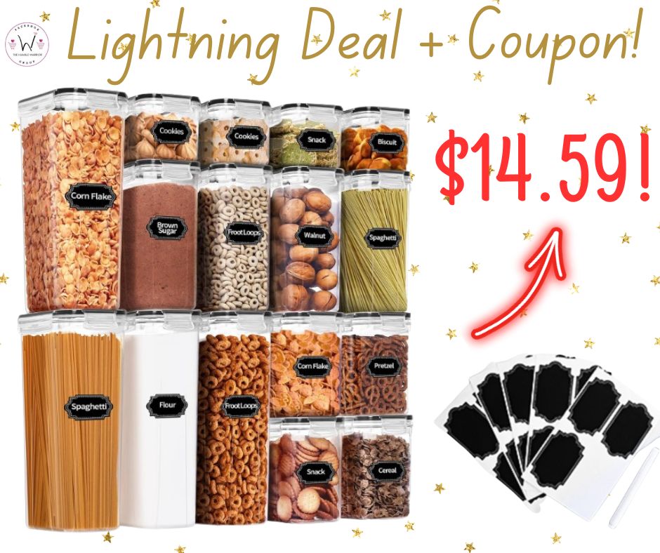 16 Pcs Food Storage Container Set!