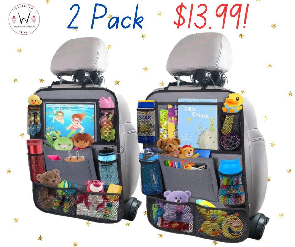 2 Pack Backseat Car Organizers!