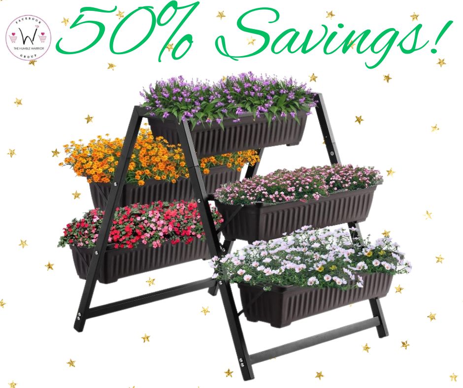 Raised Garden Planter Bed with 5 Boxes!