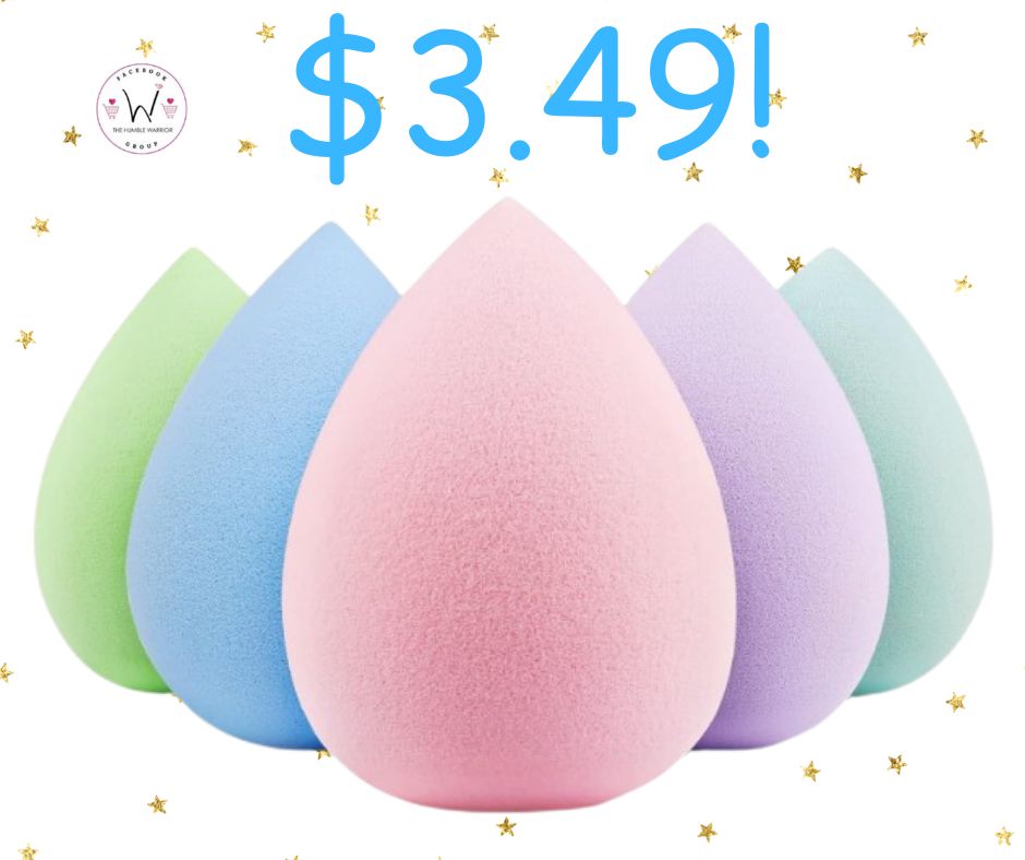 BEAKEY Multi-Colored Makeup Sponge Set!