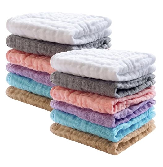 muslin wash cloths