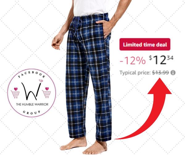 DG Hill Men’s Microfleece Pajama Bottoms