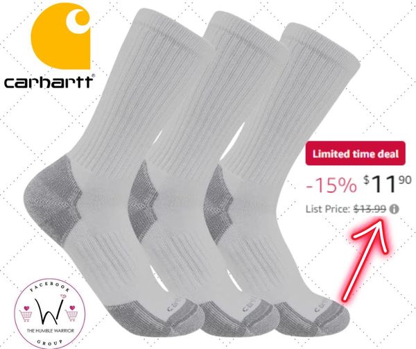 Carhartt Men’s Midweight Cotton Blend Socks