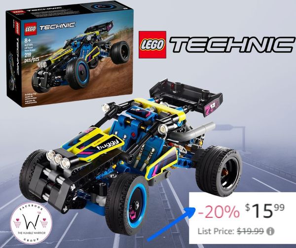 LEGO Technic Off-Road Race Buggy Buildable Car Toy