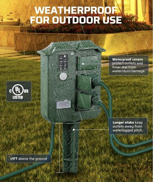 Outdoor Power Stake