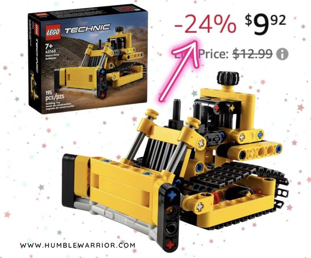 LEGO Technic Heavy-Duty Bulldozer Building Set