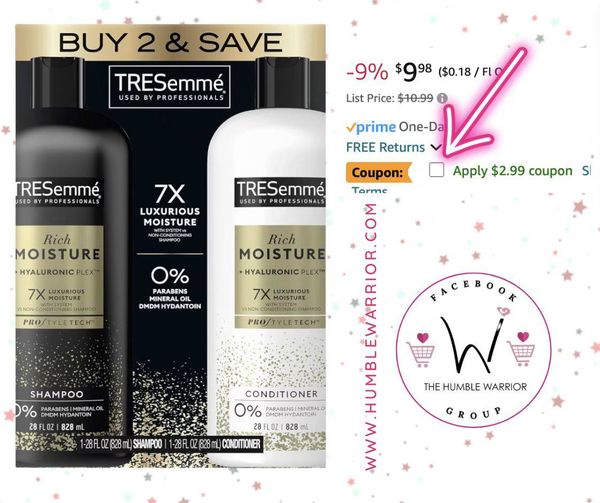 TRESemmé Rich Moisture Shampoo and Conditioner