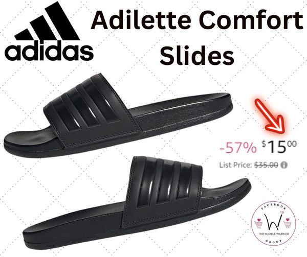 adidas Unisex Adult Adilette Comfort Slide Sandal