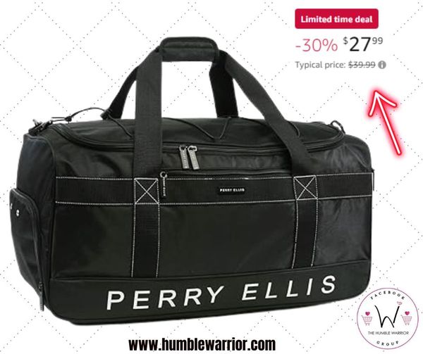 Perry Ellis Weekender duffel bag