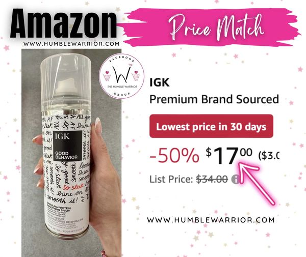 IGK GOOD BEHAVIOR Spirulina Protein Smoothing Spray