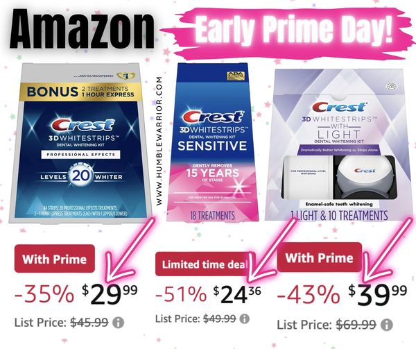 Crest whitening strips