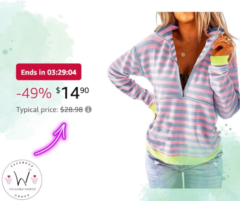 Adorable Striped Sweater on A Lightning
