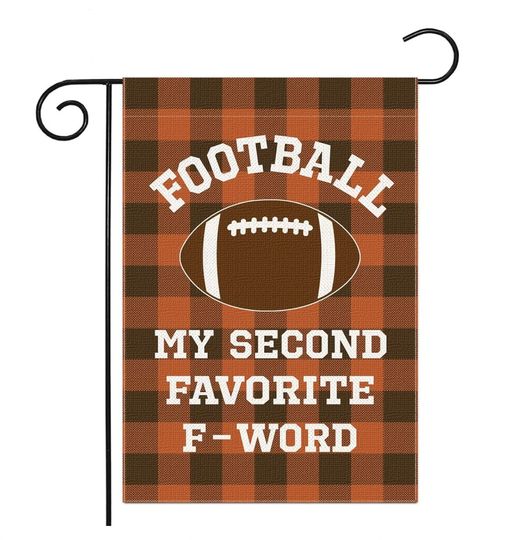 Funny Football Garden Flag