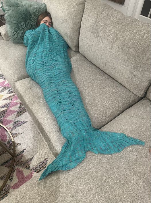 mermaid tail blanket