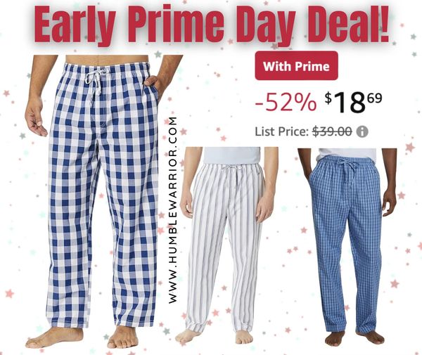 Nautica Men’s Soft Woven 100% Cotton pajama pants