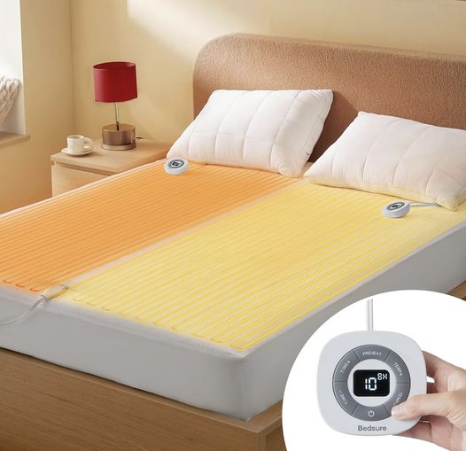 dual heated mattress topper