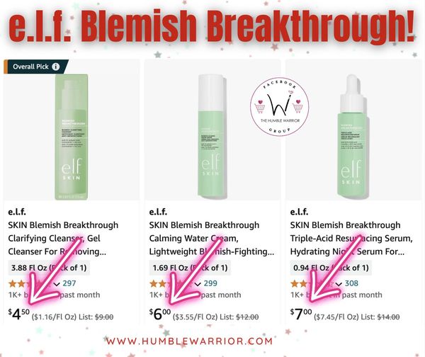 e.l.f. Skin Blemish Breakthrough items