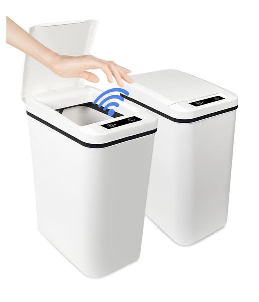 touchless trash cans