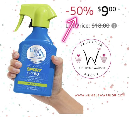 Bondi Sands SPF 50 Sunscreen Sport Trigger Spray