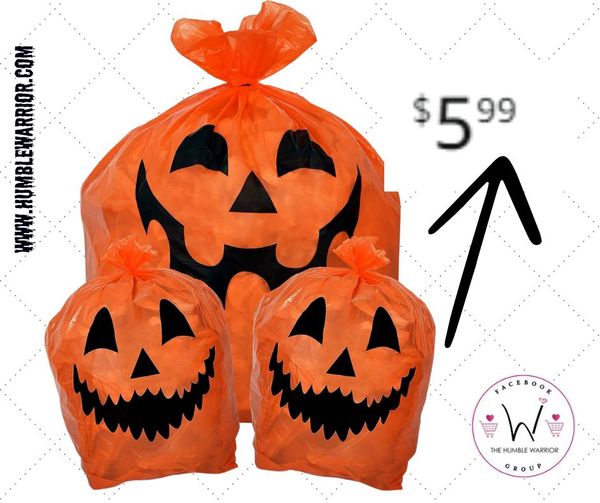 Skeleteen Pumpkin Leaf Bags Decorations