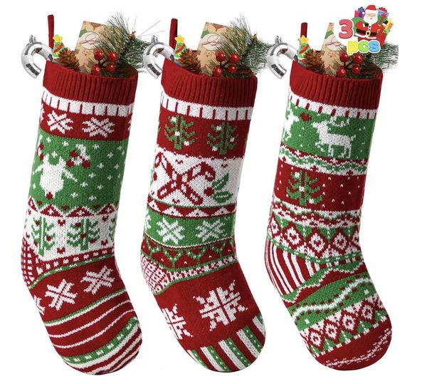 Joyin rustic knit stockings
