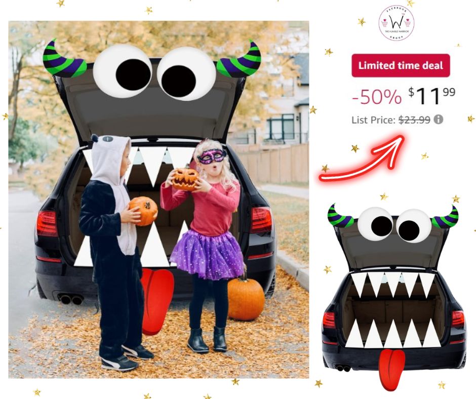 Halloween Monster Trunk or Treat Car Decoration Kit!