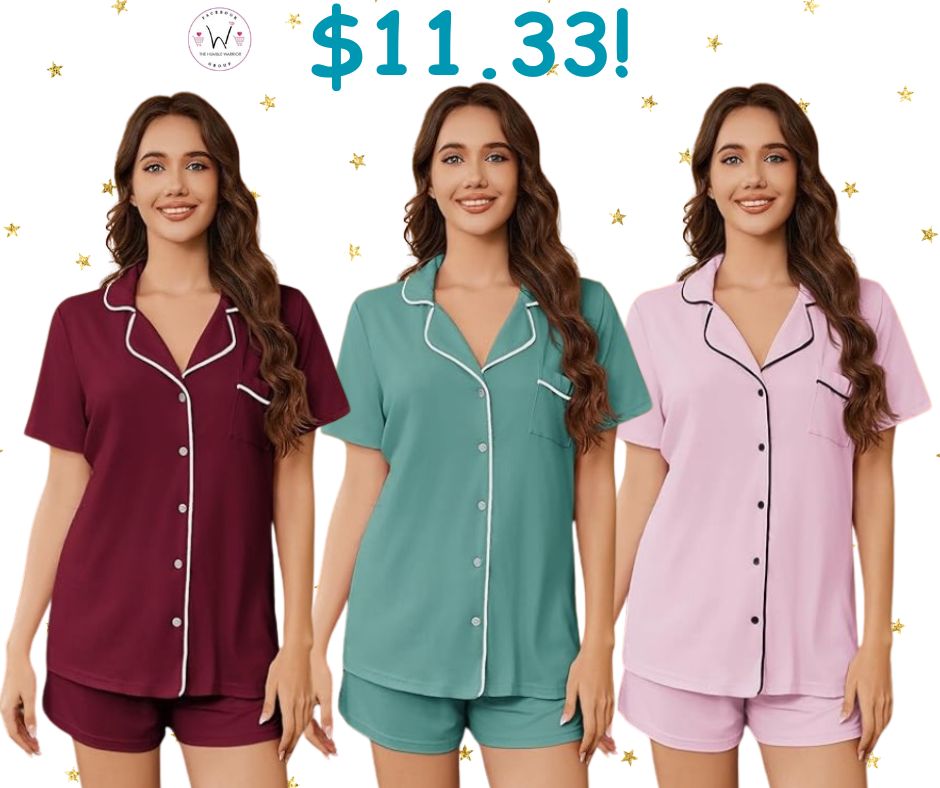 2 Piece Pajama/Lounge Set from Ekouaer!