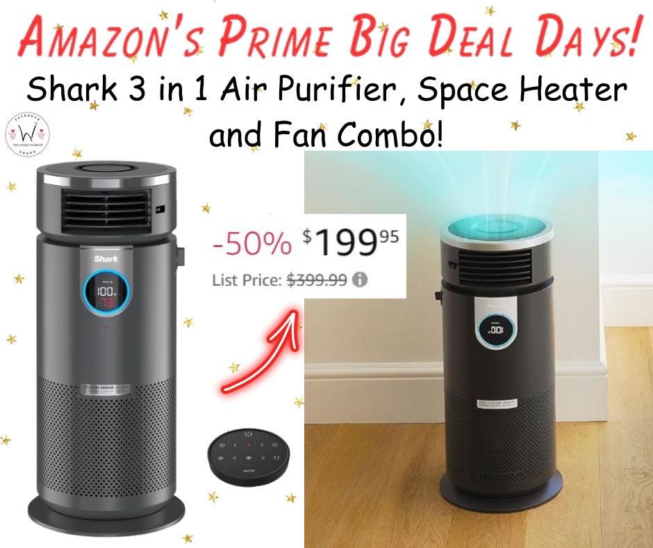 Shark 3 in 1 Air Purifiers, Heater and Fan Combo!