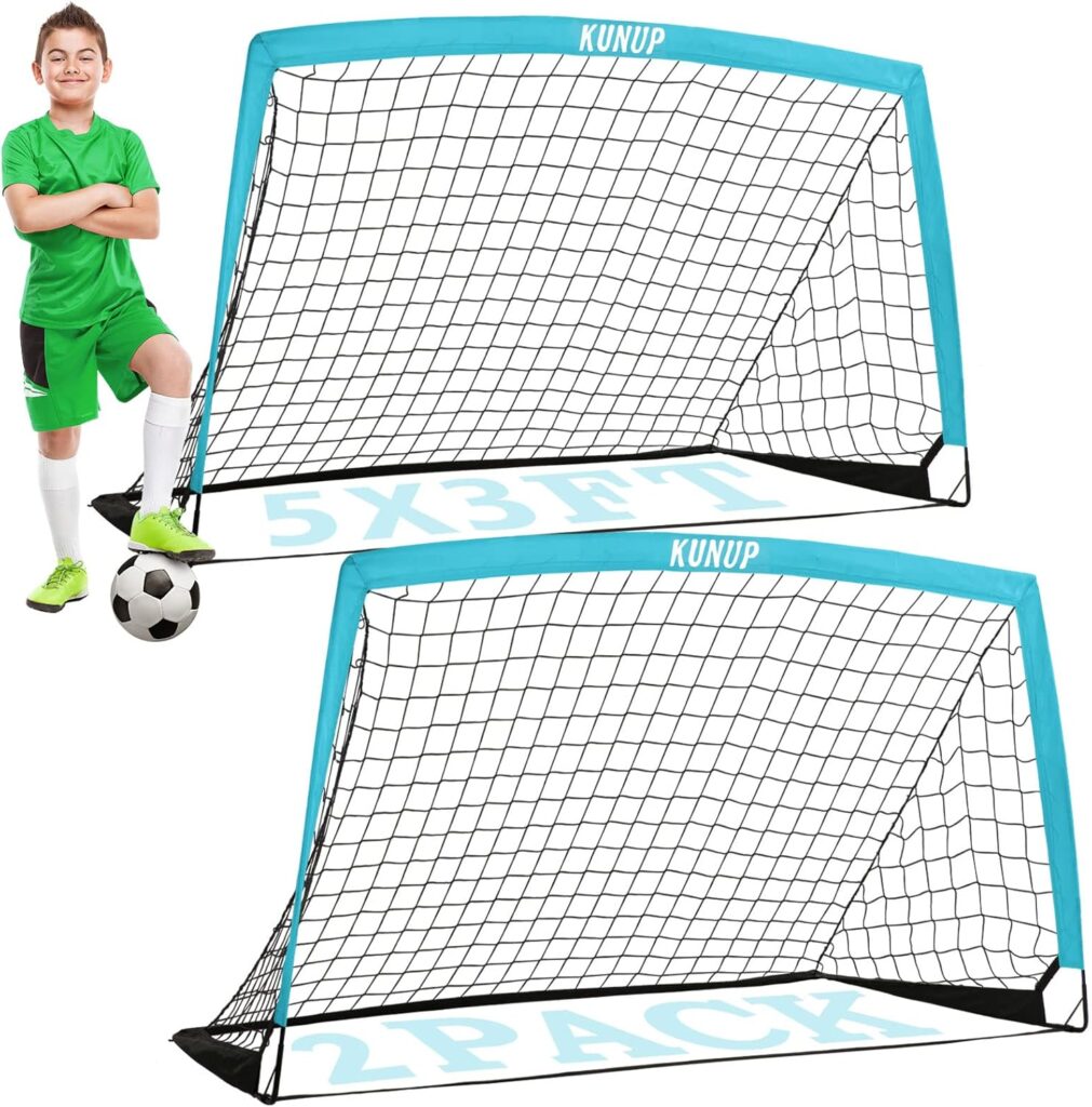 2-Pack of Kids Soccer Goals