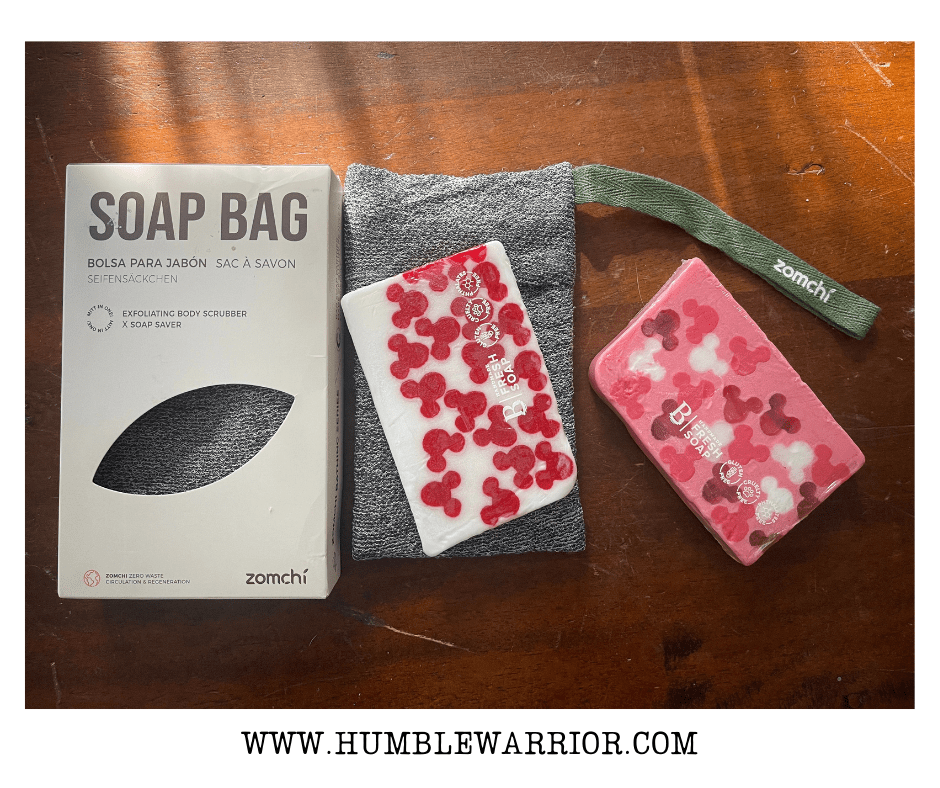 Two Soap Bags for those who love a bar soap