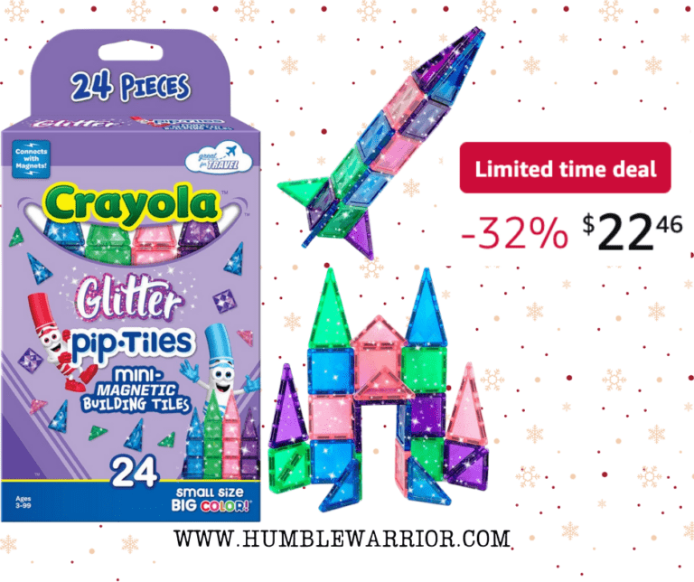 Crayola mini Magnetic Glitter tiles
