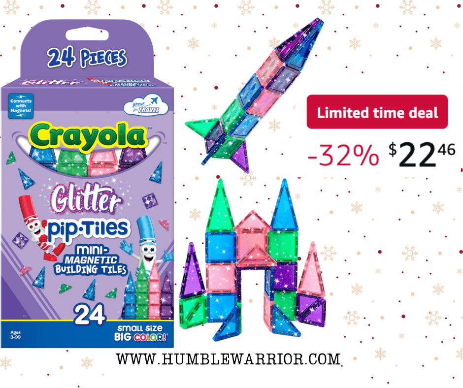 Crayola mini Magnetic Glitter tiles
