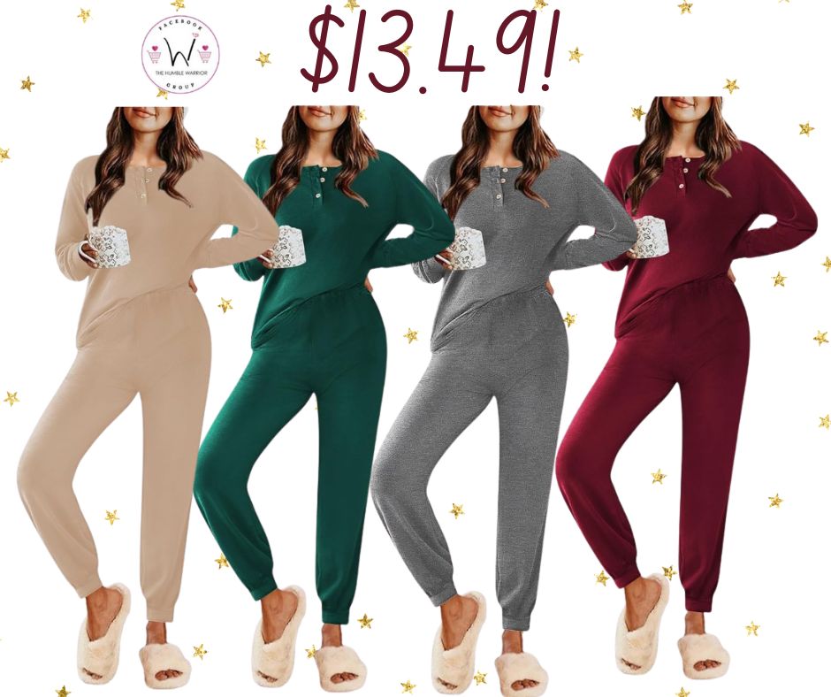 2 Piece Pajama/Lounge Set from Ekouaer!