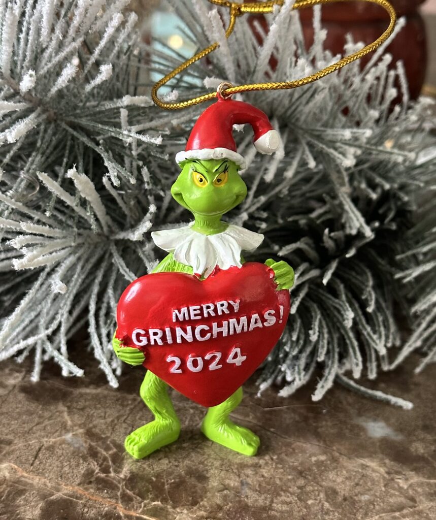 2024 Grinch Ornament!