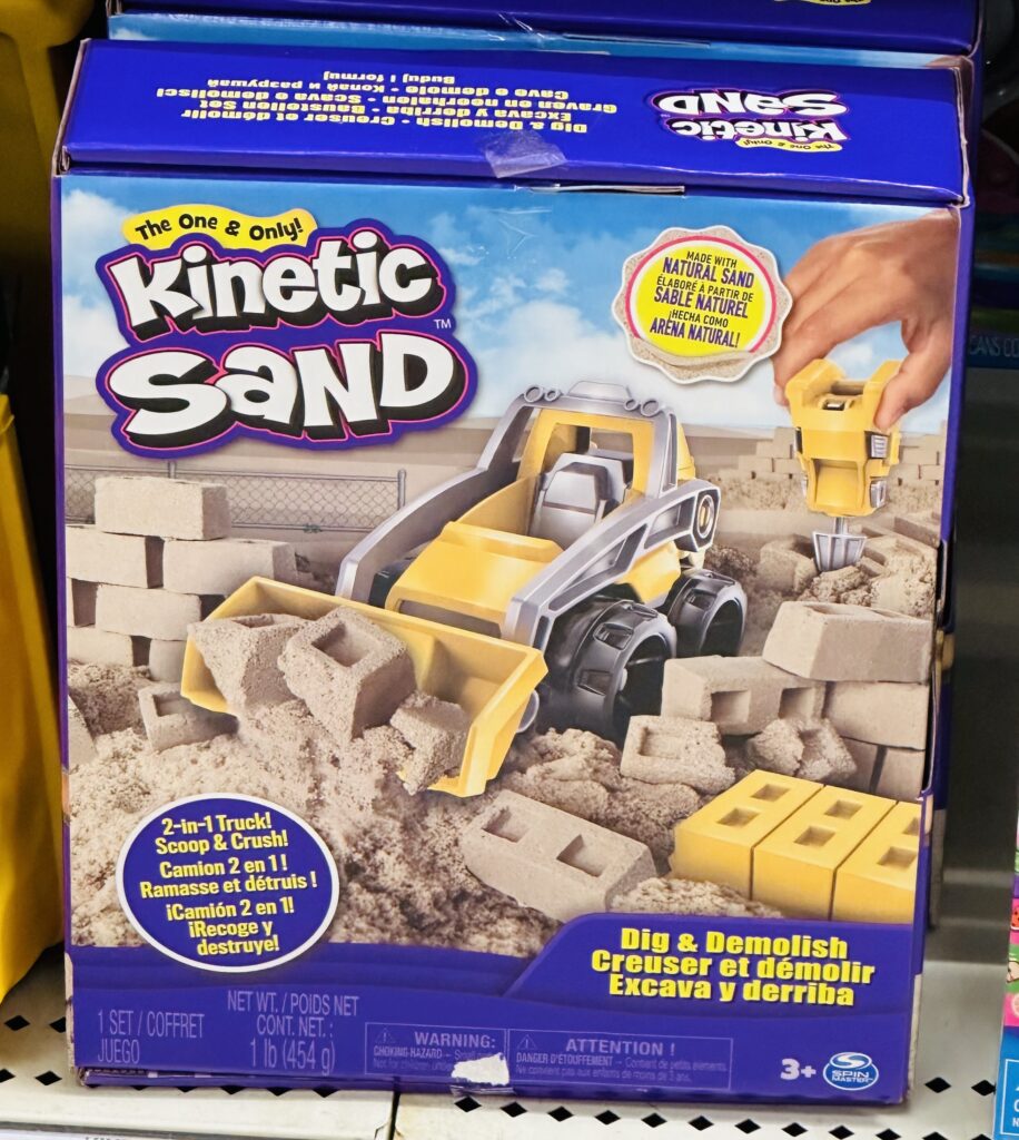 Kinetic Sand, Dig & Demolish Playset!!