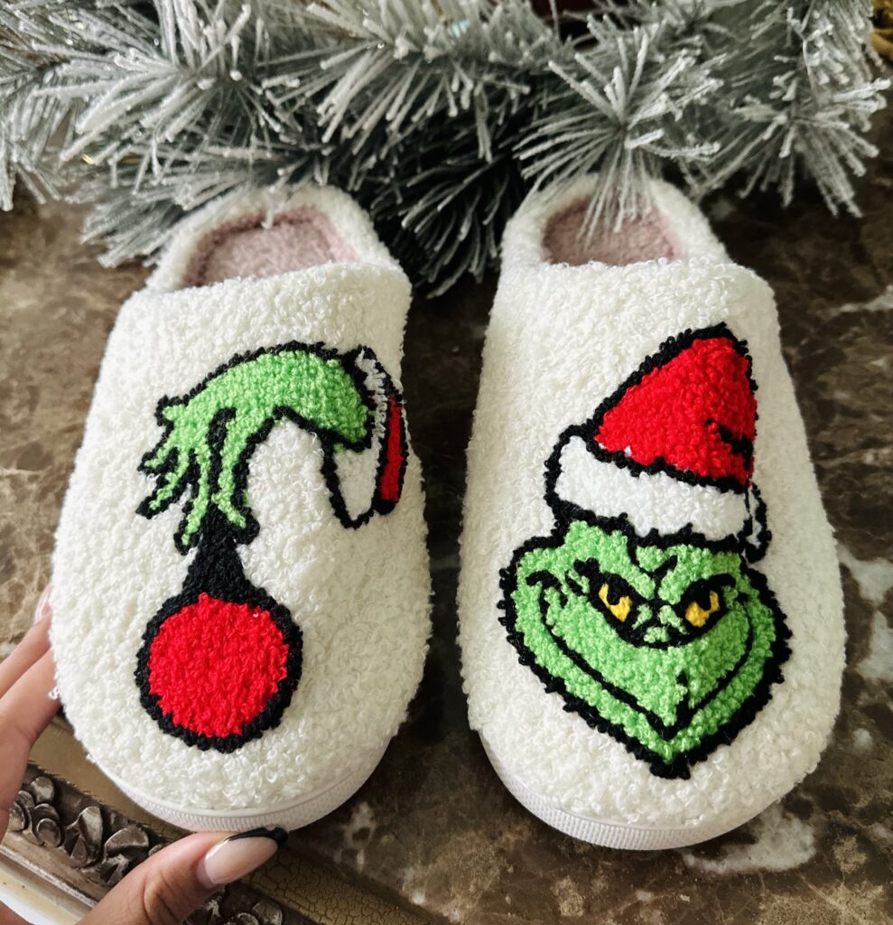 Grinch slippers!