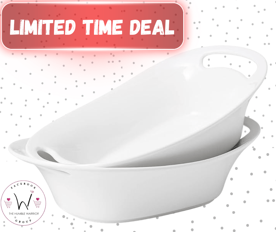 Two Serving Bowls with Handles, great for holiday!