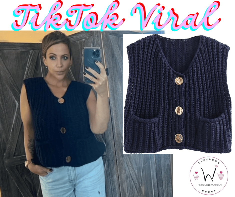 TikTok Viral Knit Sweater Vest