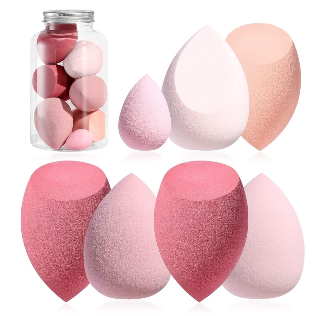 Mason Jar of Beauty Blenders for under