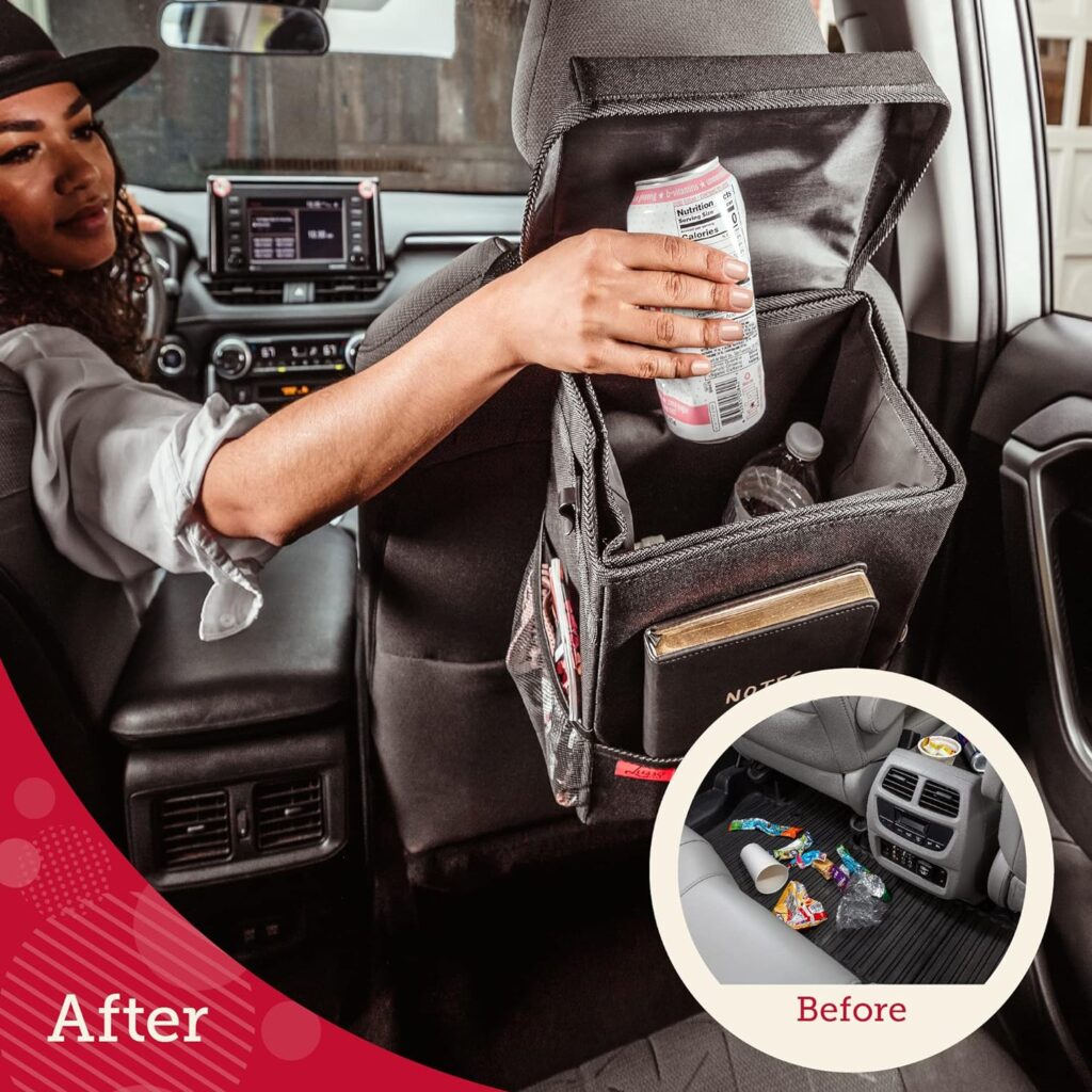 Keep Your Car Clean with this Handy Trash Can