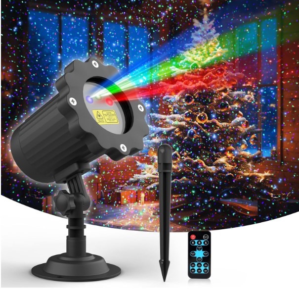 Laser Christmas Light Projector!