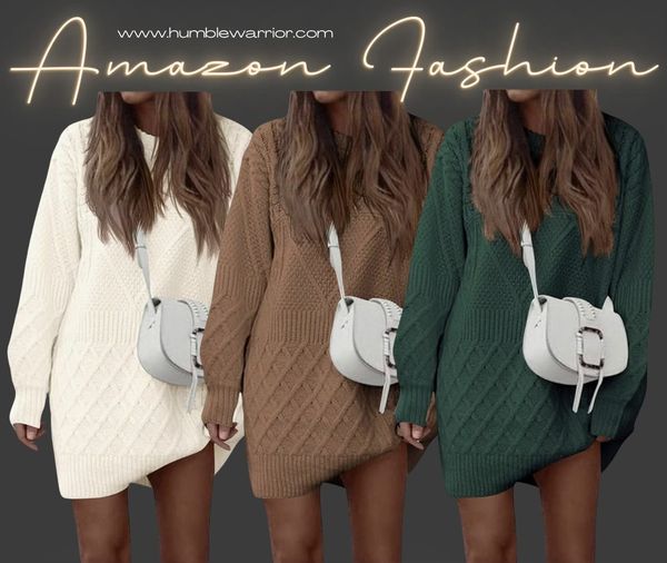 cable knit sweater dress