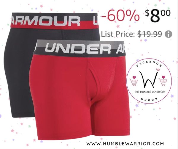 Under Armour Boys’ Performance Boxer Briefs