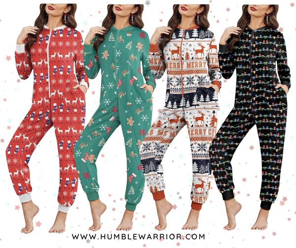 holiday Ekouaer sleepsuit onesies