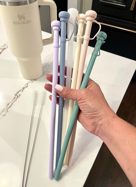 6-pack of Replacement Silicone Straws