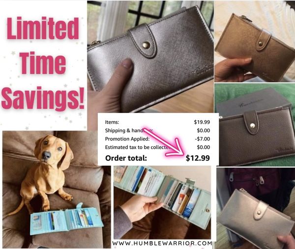 Travelambo RFID blocking bi-fold wallet